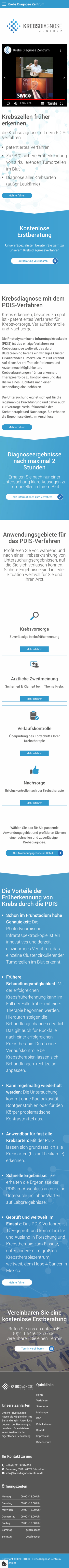 Krebsdiagnosezentrum Sceenshot Mobile